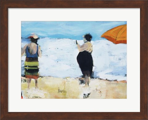 Framed Beach Ladies Print