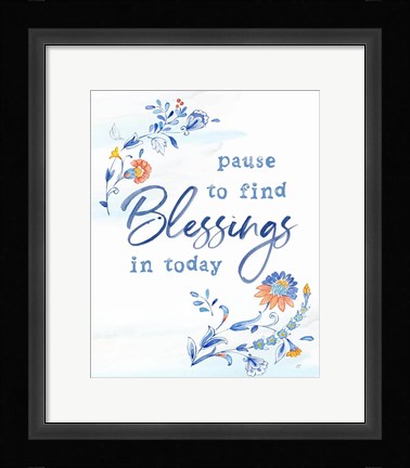 Framed Mediterranean Breezes VIII Print