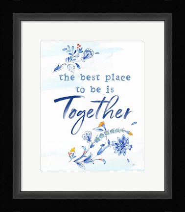 Framed Mediterranean Breezes X Print