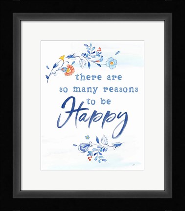 Framed Mediterranean Breezes XI Print