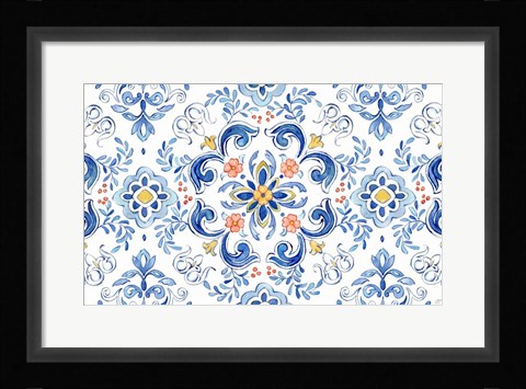 Framed Mediterranean Breezes XXI Print