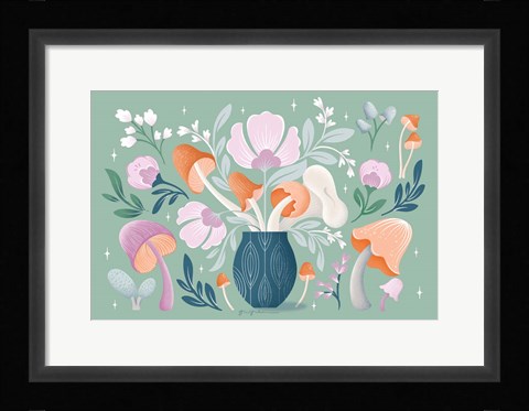 Framed Fantastic Fungi I Print