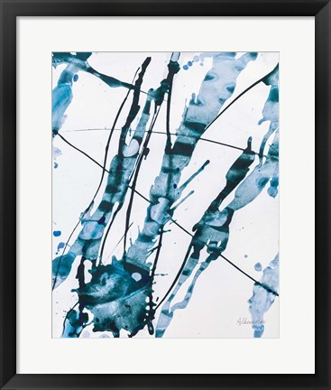 Framed Abstract Splash Print