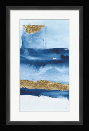 Framed Glacier I Crop Print