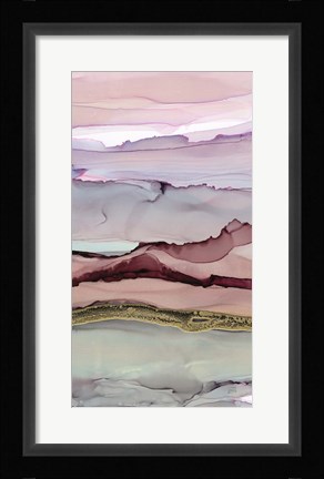 Framed Vineyard I Crop Print