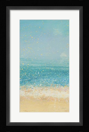 Framed Beach Splatter I Crop Print