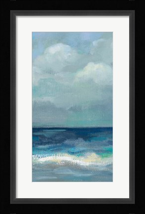 Framed Clouds and Sea Crop Print