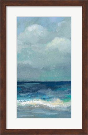 Framed Clouds and Sea Crop Print