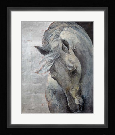 Framed Shy Grey No Tear Print
