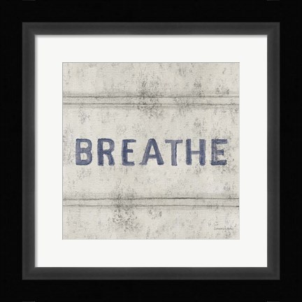 Framed Victorian Bath Words I Sq Print