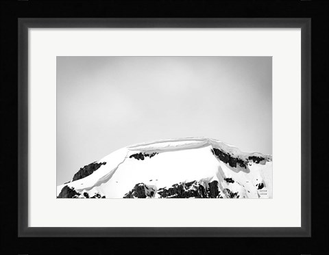 Framed Avalanche View Print