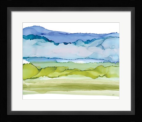 Framed Tinted Sky II Print