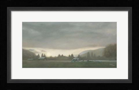 Framed December Landscape II Print