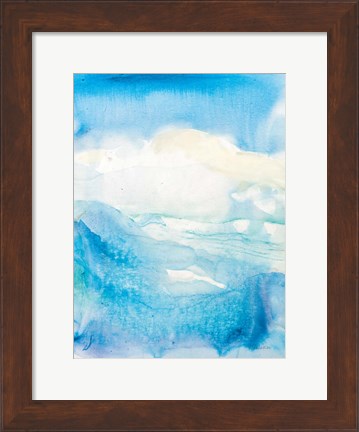 Framed Mountain Mist II Print