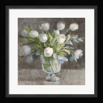 Framed Serene Tulips Print