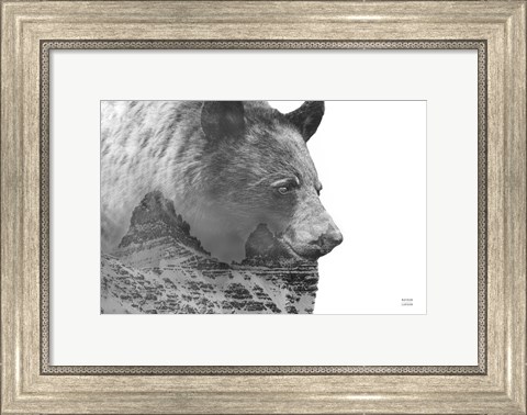Framed Mountain Bear Print
