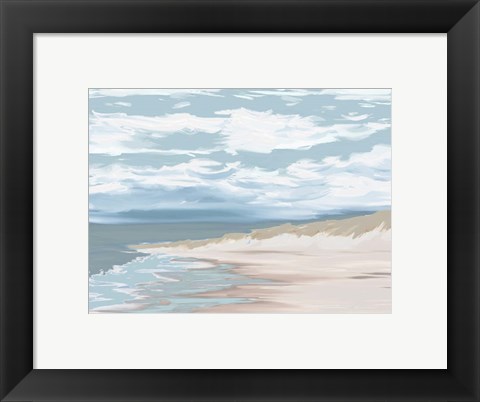 Framed Sand On The Beach Print