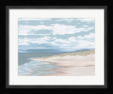 Framed Sand On The Beach Print