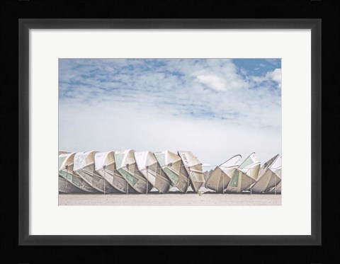 Framed Wooden Boats Print