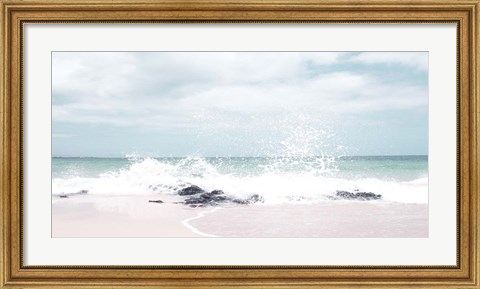 Framed Splash Waves Print