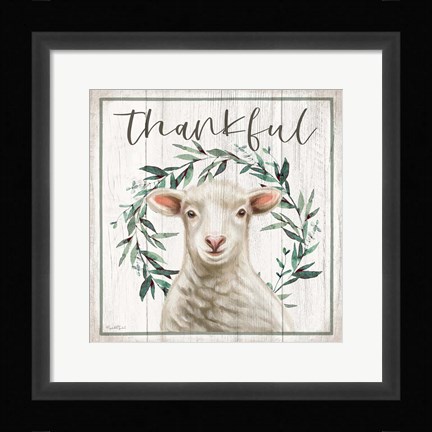 Framed Thankful Print