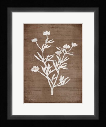 Framed Rustic Hearth I Print