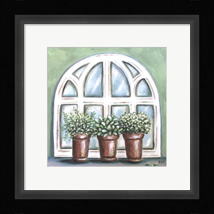 Framed Window Planter II Print