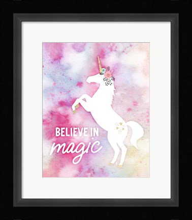 Framed Believe in Magic Print