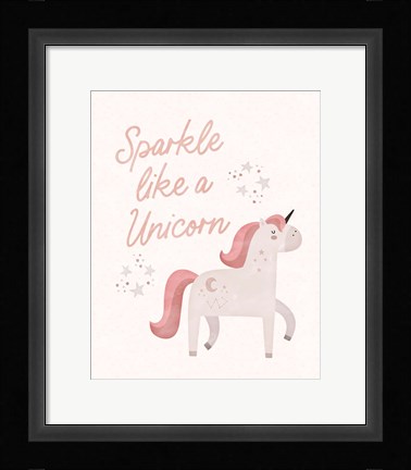 Framed Sparkle Print