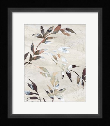 Framed Neutral Botanical V Print