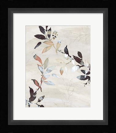 Framed Neutral Botanical VI Print