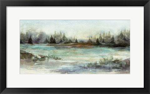 Framed River View II Print