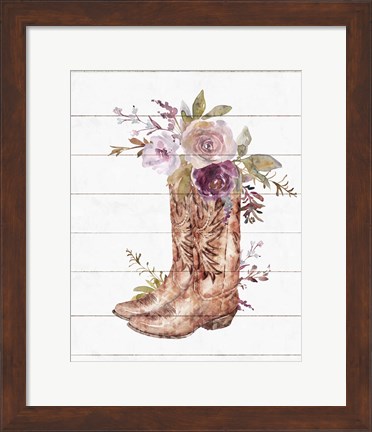 Framed Boots Print