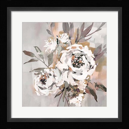 Framed Antique Rose II Print