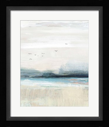 Framed Coastal Birds II Print