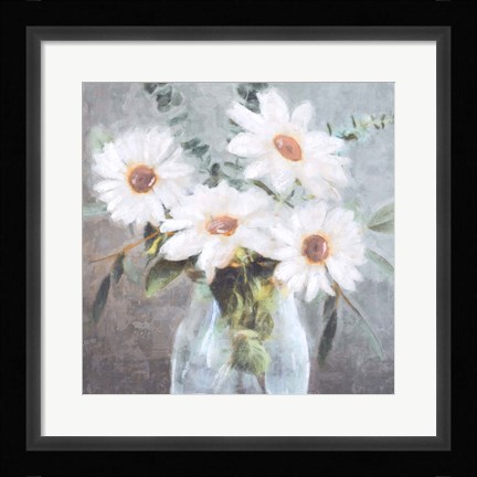 Framed Daisy Bouquet II Print