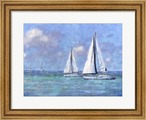 Framed Sailing Day Print