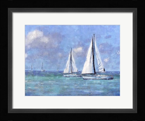 Framed Sailing Day Print