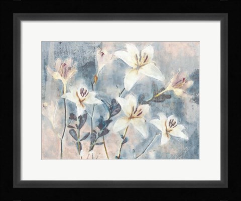 Framed Whisper Blooms II Print