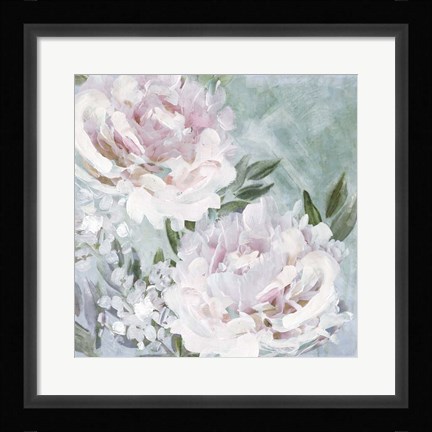 Framed Whispering Peonies Print