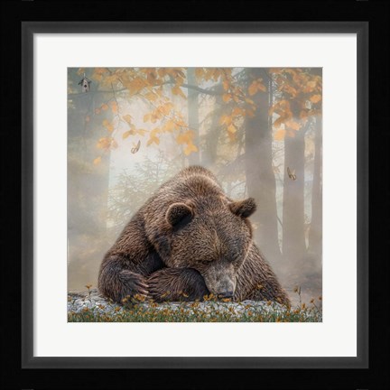 Framed Autumn Slumber Print