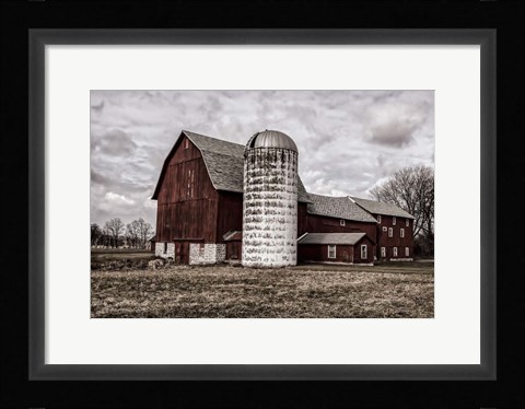 Framed Big Red Print