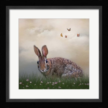 Framed Spring Softie Print