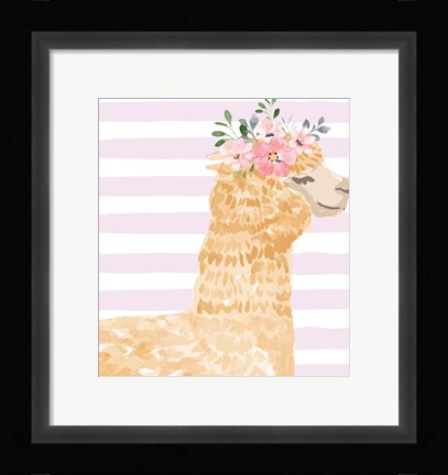 Framed Llama II Print