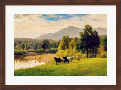 Framed Pasture Lands Print