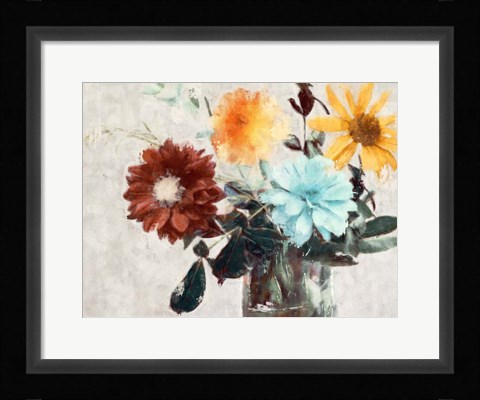 Framed Summer Bouquet II Print