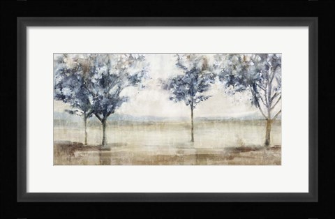 Framed Moody Trees Print
