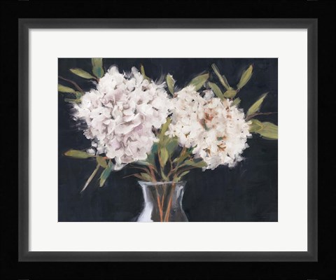 Framed Simple Hydrangeas Print