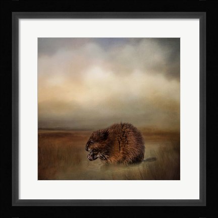 Framed Breakfast at the Marsh Print