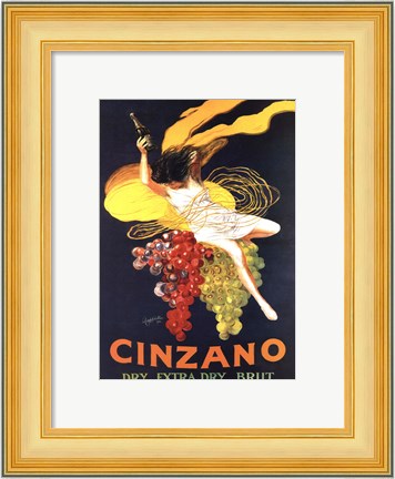 Framed Cinzano Brut Print